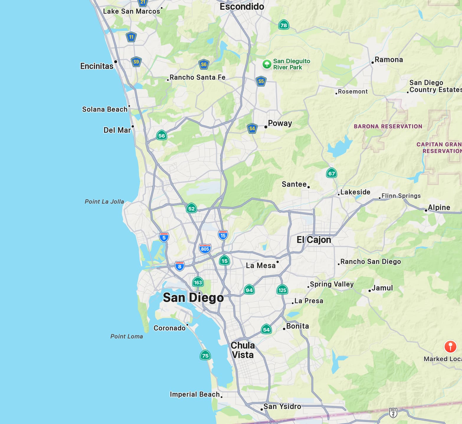 Our service area